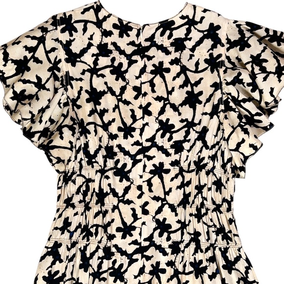 ULLA JOHNSON Floral Printed Anais Midi Dress - Picture 11 of 15